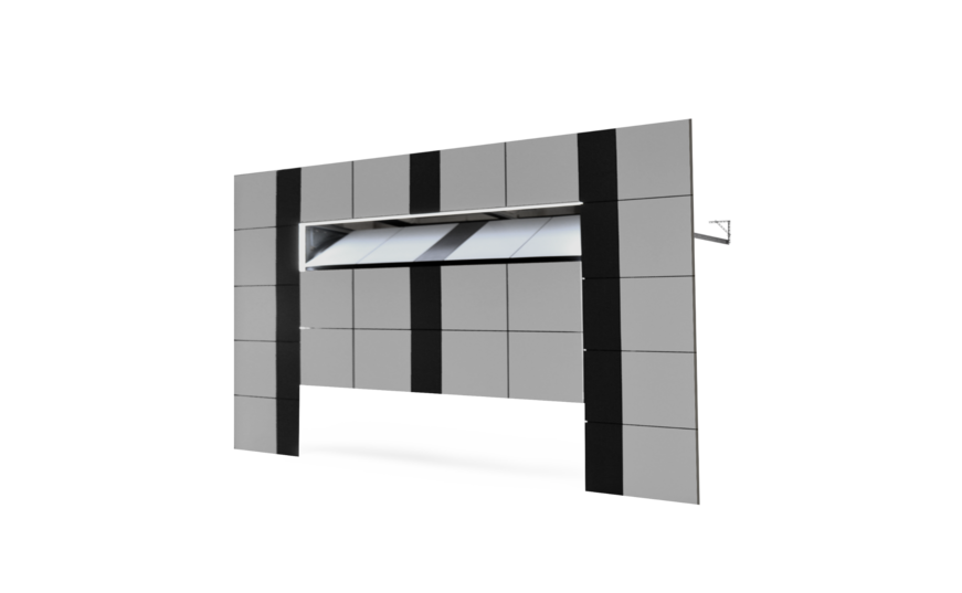 Fasádna garážová brána